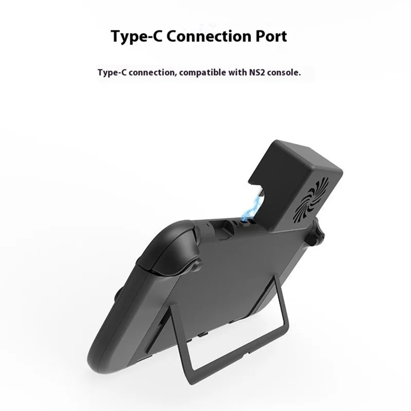 HBS-2843 til Nintendo Switch 2 køleventilator 3 hastigheder justerbar varmeafledning radiator