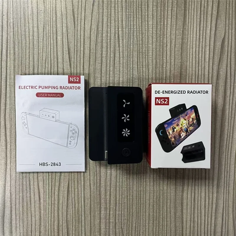 HBS-2843 til Nintendo Switch 2 køleventilator 3 hastigheder justerbar varmeafledning radiator