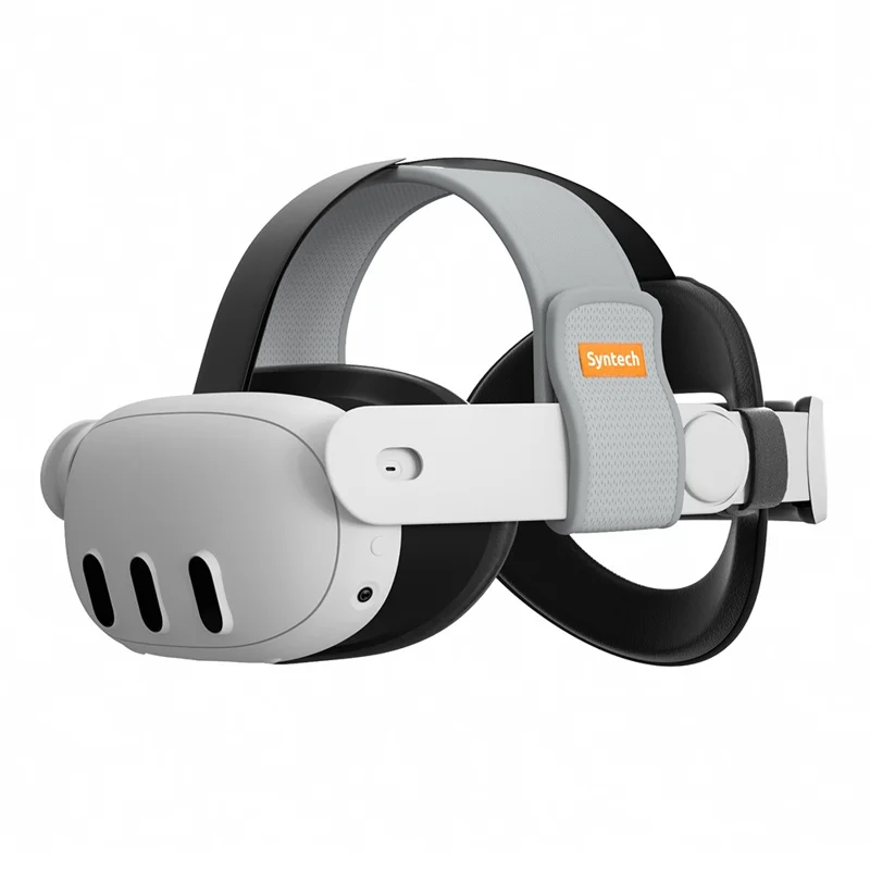 SYNTECH SYNM049P Pasek do zestawu VR dla Meta Quest 3 / 3S Regulowany pasek głowy Zdejmowany pasek głowy