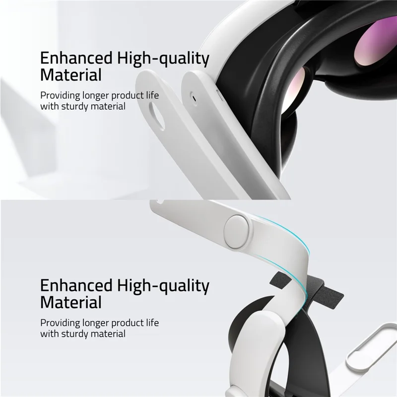 SYNTECH SYNM049P Pasek do zestawu VR dla Meta Quest 3 / 3S Regulowany pasek głowy Zdejmowany pasek głowy