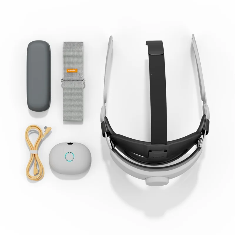 SYNTECH M48PE VR Headset Strap with Battery for Meta Quest 3 / 3S Adjustments Virtual Reality Headband