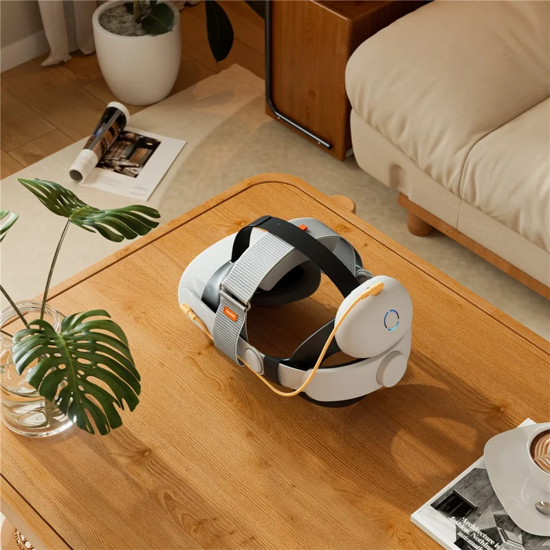 SYNTECH M48PE VR Headset Strap with Battery for Meta Quest 3 / 3S Adjustments Virtual Reality Headband