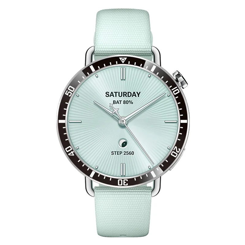 For Xiaomi Watch S4 41mm Bezel Ring Anti Scratch Aluminum Alloy Adhesive Cover - Black  /  White Characters