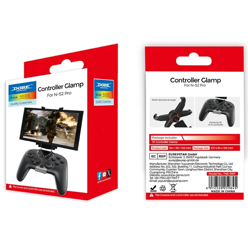 DOBE TNS-5197 För Nintendo Switch 2 Pro-controller X-formad ställningsbar vinkelhållare