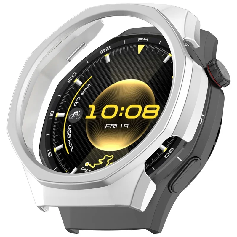 For Huawei Watch GT 6 Pro 46mm Case Semi-Enclosed PC Protective Watch Frame - Silver