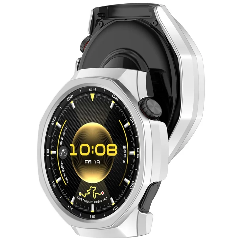 For Huawei Watch GT 6 Pro 46mm Case Semi-Enclosed PC Protective Watch Frame - Silver