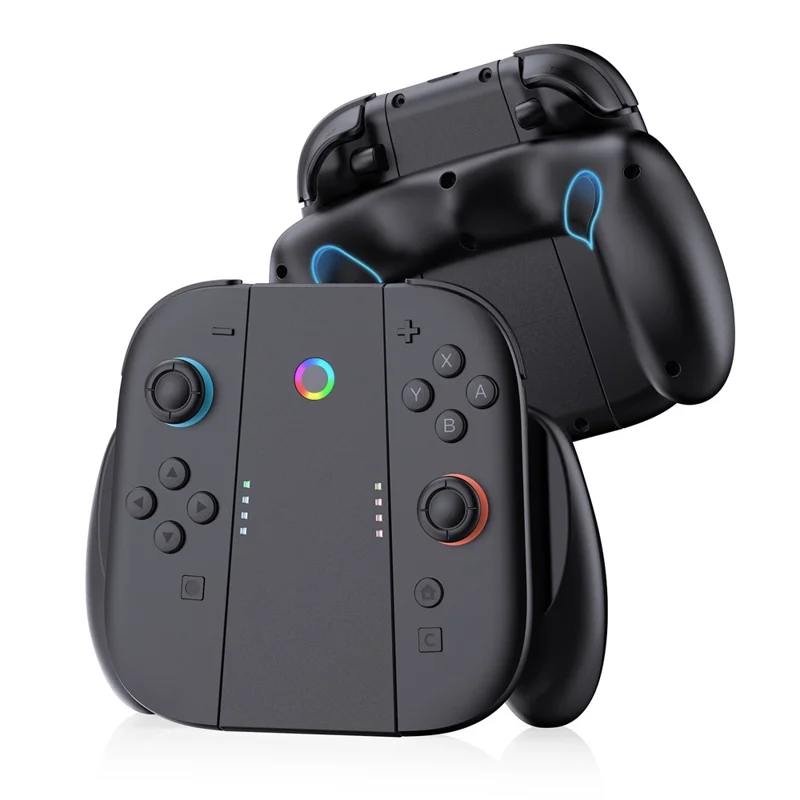 JYS-NS2287B För Nintendo Switch 2 kontrolleringsgrepp med magnetisk laddning och GL/GR-knappar - Svart
