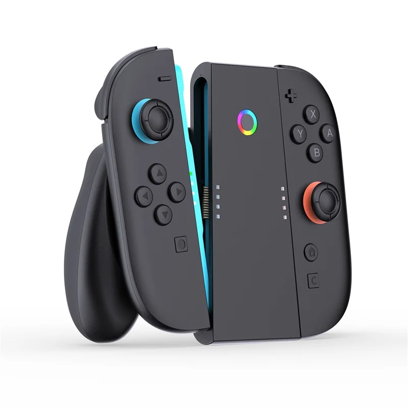 JYS-NS2287B För Nintendo Switch 2 kontrolleringsgrepp med magnetisk laddning och GL/GR-knappar - Svart