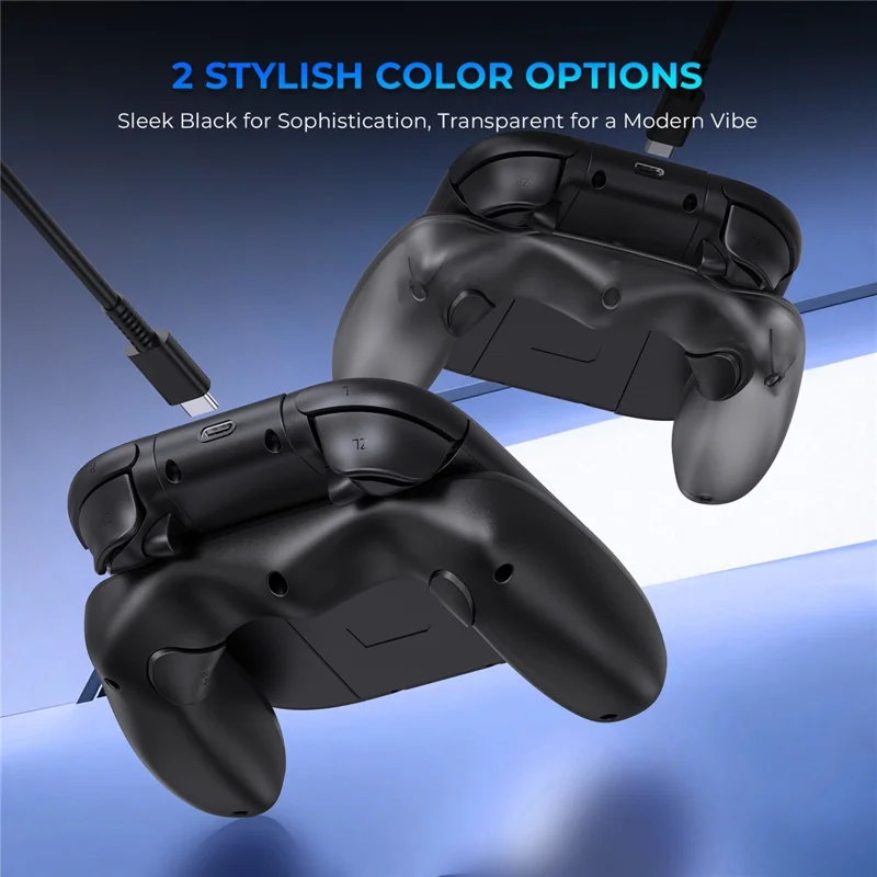 JYS-NS2287B För Nintendo Switch 2 kontrolleringsgrepp med magnetisk laddning och GL/GR-knappar - Svart