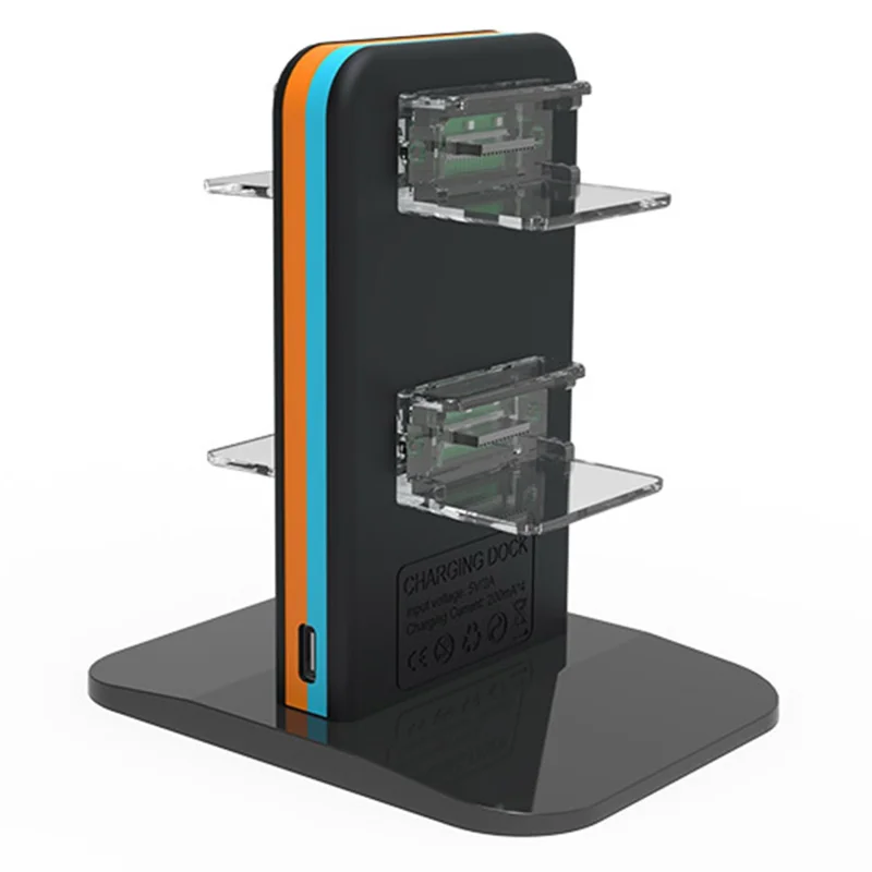 HBS-2858 For Nintendo Switch 2 Joy-Con Charging Dock 4 in 1 Controller Charger with LED Indicator