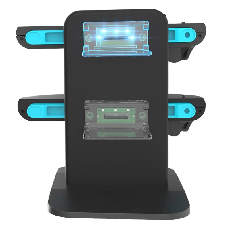 HBS-2858 For Nintendo Switch 2 Joy-Con Charging Dock 4 in 1 Controller Charger with LED Indicator