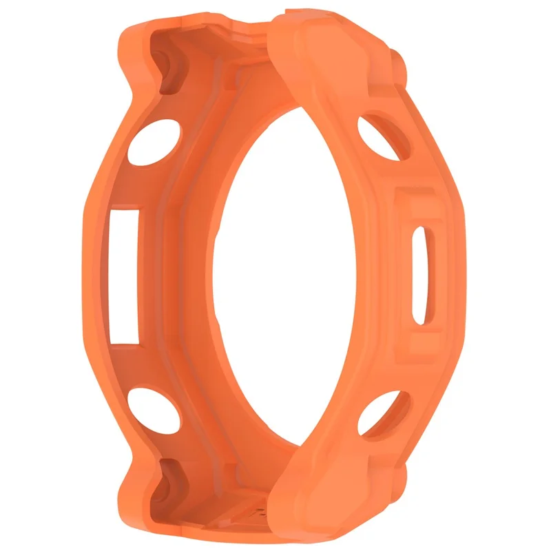 For Huami Amazfit T-Rex 3 Pro 48mm Watch Case Semi-Enclosed Armor TPU Shockproof Protective Cover - Orange