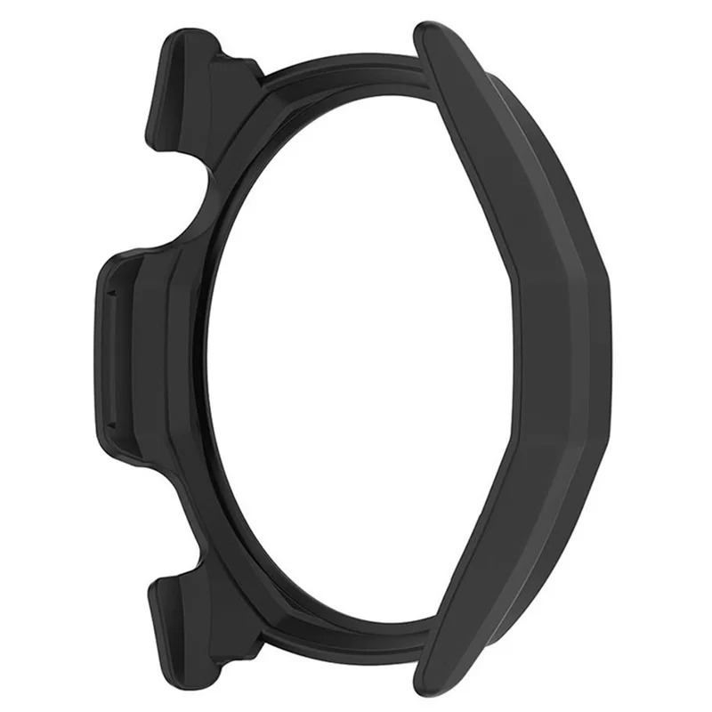 For Huawei Watch GT 6 46mm Case Semi-Enclosed PC Protective Watch Frame - Black