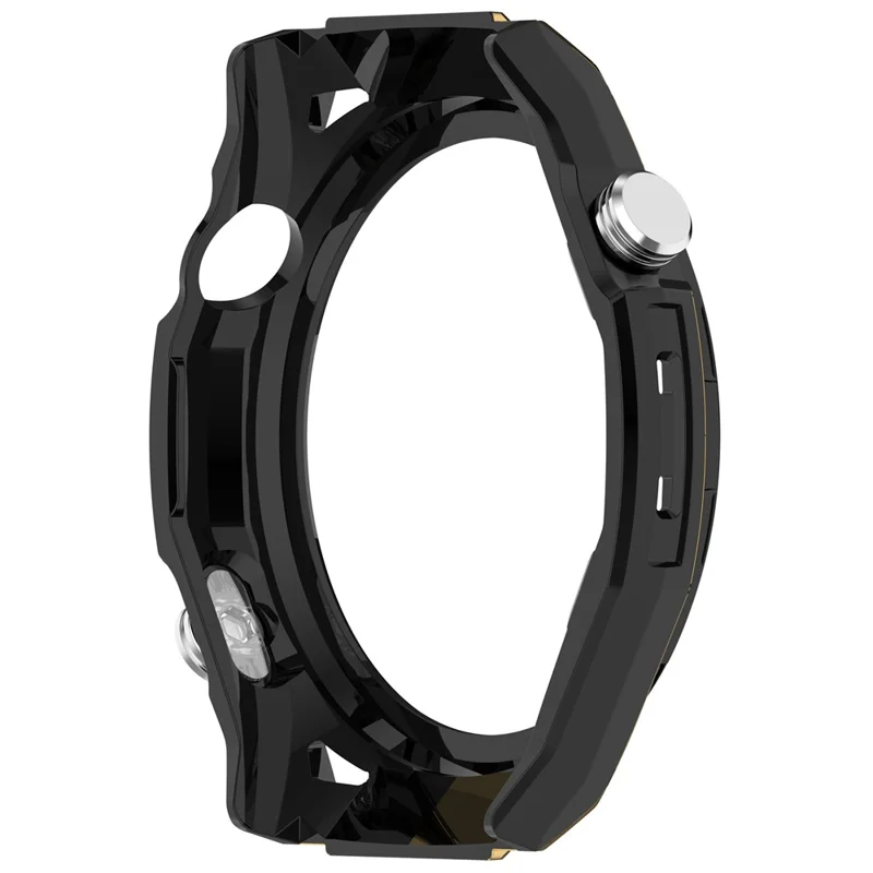 PC Protective Case for Huawei Watch GT 6 Pro 46mm Smart Watch Transfer Cover Shell Scratch Resistant - Black  /  Gold