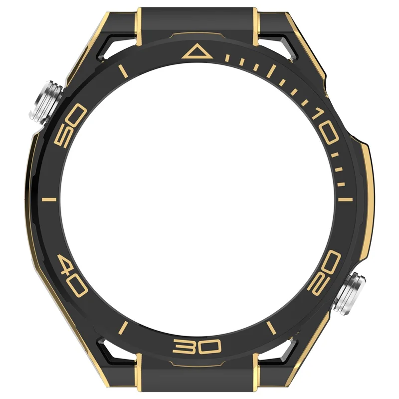 PC Protective Case for Huawei Watch GT 6 Pro 46mm Smart Watch Transfer Cover Shell Scratch Resistant - Black  /  Gold