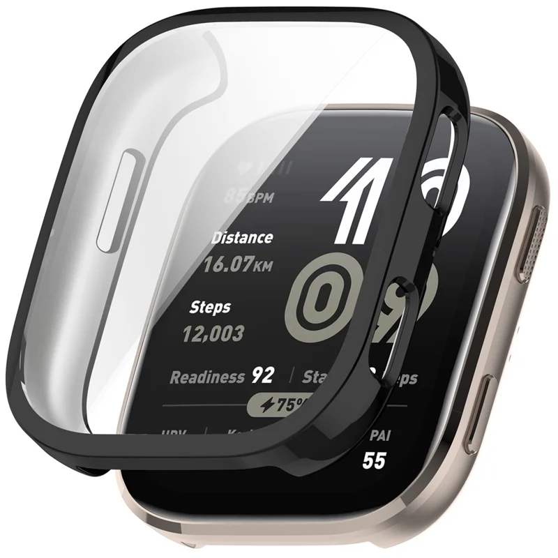 Til Huami Amazfit Bip 6 (A2435) TPU Urbeskyttelse Helt Dækkende Beskyttelsesdæksel - Sort