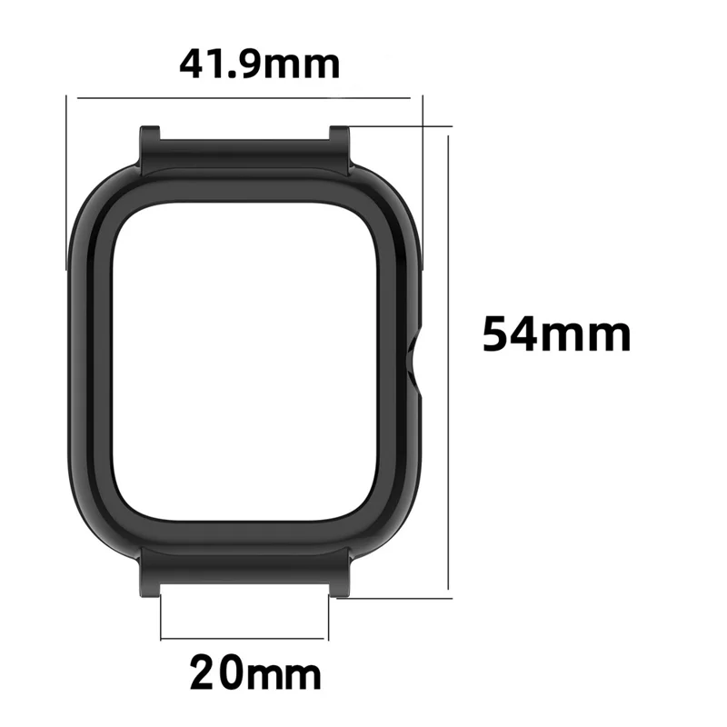 Vivo Watch GT Gehäuse Hohle PC Uhr Schutzabdeckung - Schwarz