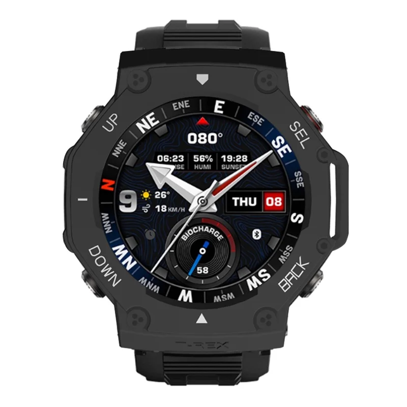 Huami Amazfit T-Rex 3 Pro Smartwatch Schutzhülle Harte PC-Abdeckung - Schwarz / Weiß
