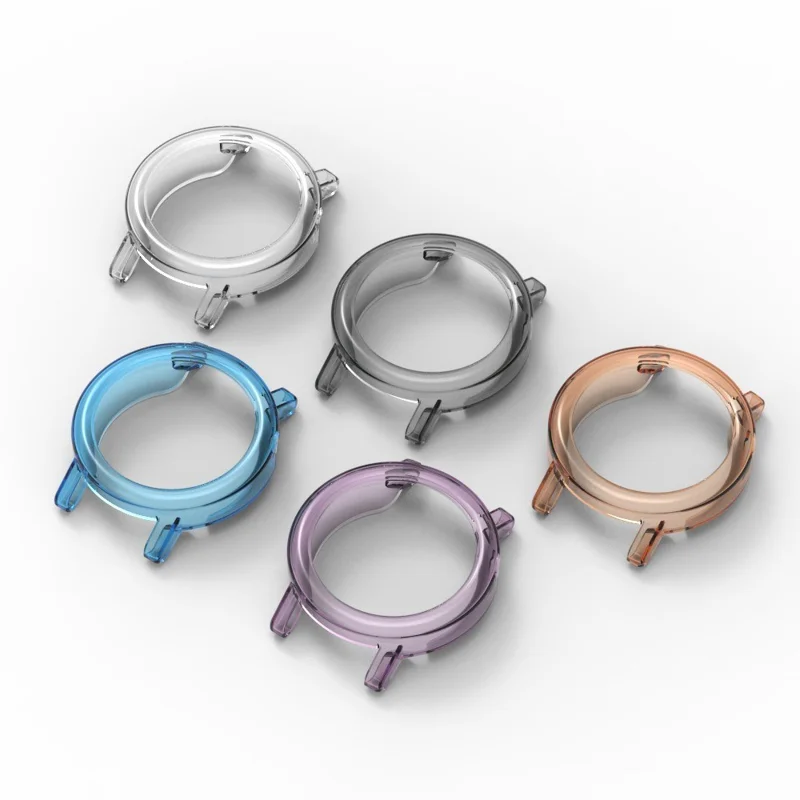 For Nothing CMF Watch Pro 2 Protective Watch Case TPU Hollow Cover - Transparent Black