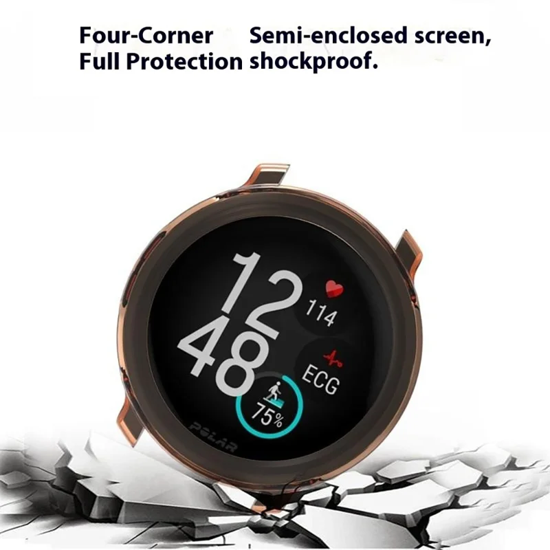 Polar Vantage M3 Schutzhülle für Uhren - Transparentes Orange