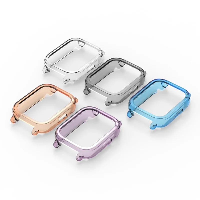 Xiaomi Redmi Watch 5 Lite Schutzgehäuse TPU Hohlabdeckung - Transparent Blau