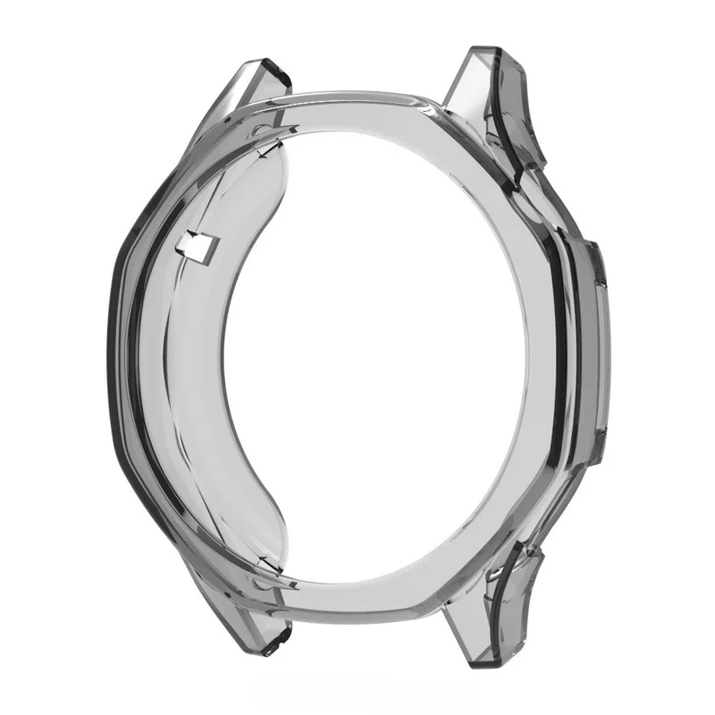 Huawei Watch GT 6 46mm Schutzhülle TPU Hohle Abdeckung - Transparent Schwarz