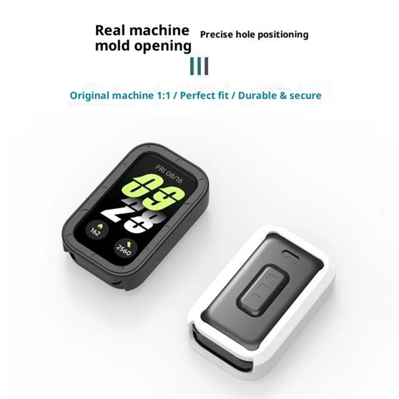 Für Xiaomi Smart Band 9 Active / Redmi Watch 3 TPU-Gehäuse Hohler Schutzrahmen Uhrenabdeckung - Pink