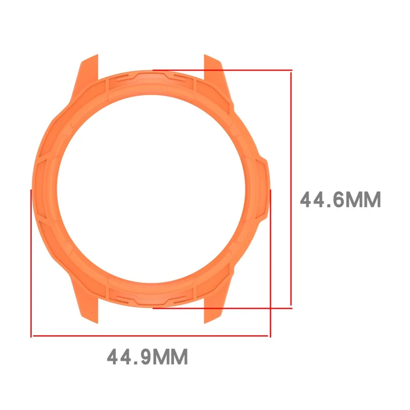 For Garmin Venu 4 41mm Watch Case Semi-Enclosed Armor TPU Shockproof Protective Cover - Orange