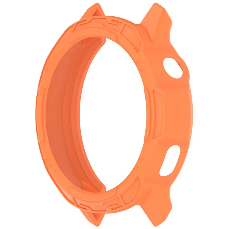 For Garmin Venu 4 45mm Watch Case Semi-Enclosed Armor TPU Shockproof Protective Cover - Orange