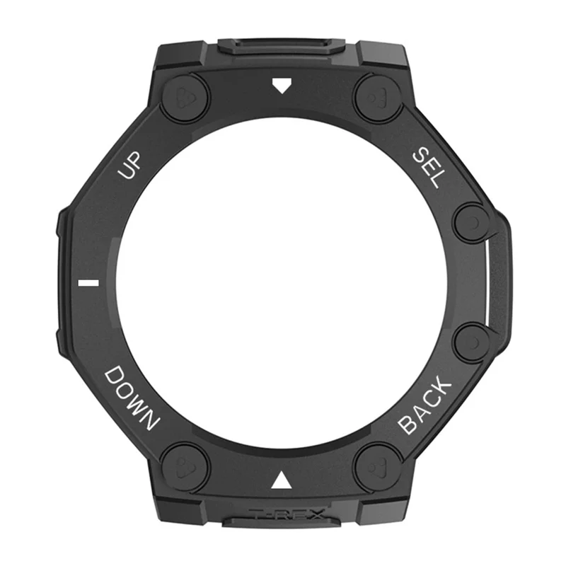 Custodia protettiva per orologio Huami Amazfit T-Rex 3 Pro - Disegno in armatura antigraffio, PC duro satinato - Nero+Bianco