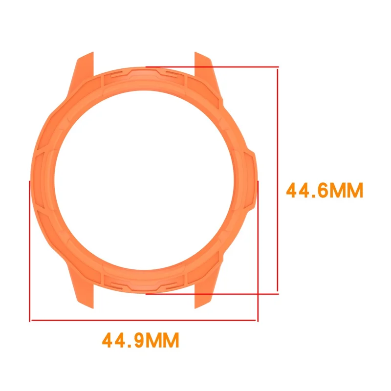 Garmin Venu 4 41mm TPU Schutzgehäuse Hohldesign Stoßfest Uhrenabdeckung - Orange
