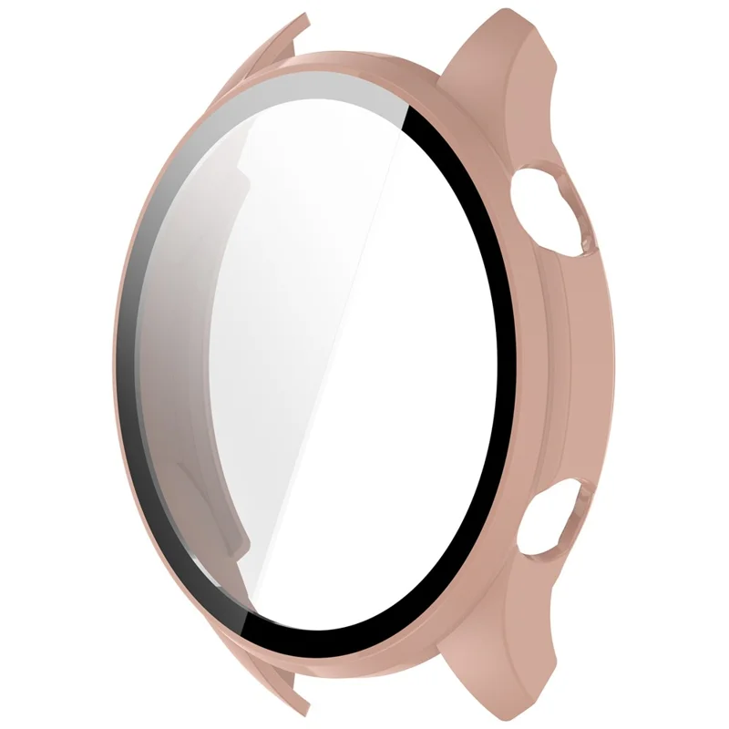 For Honor Watch 5 Pro Hard PC Watch Protective Case with Tempered Glass Film - Pink