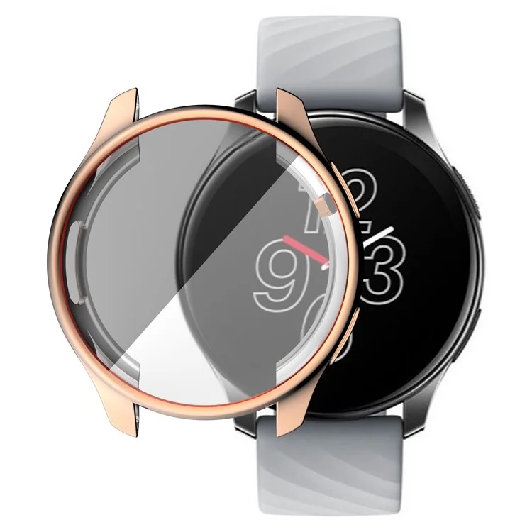 Полное Покрытие Cemalplate TPU Smartwatch Protector Cover Для Часа OnePlus - Розовый