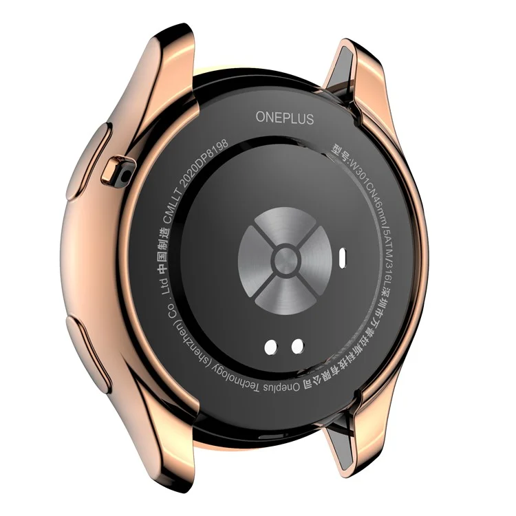 Полное Покрытие Cemalplate TPU Smartwatch Protector Cover Для Часа OnePlus - Розовый