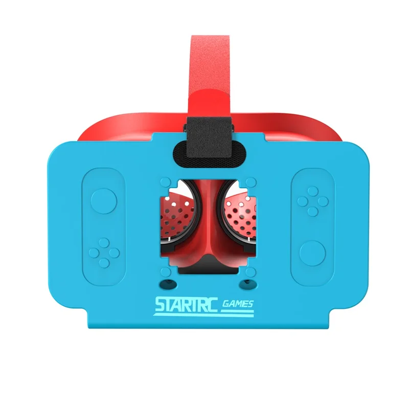 STARTRC GAMES VR-headset voor Nintendo Switch 2, meeslepende gamervaring, VR-bril, ergonomisch - Rood Blauw