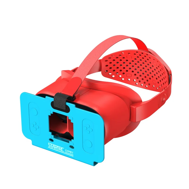 STARTRC GAMES VR-headset voor Nintendo Switch 2, meeslepende gamervaring, VR-bril, ergonomisch - Rood Blauw