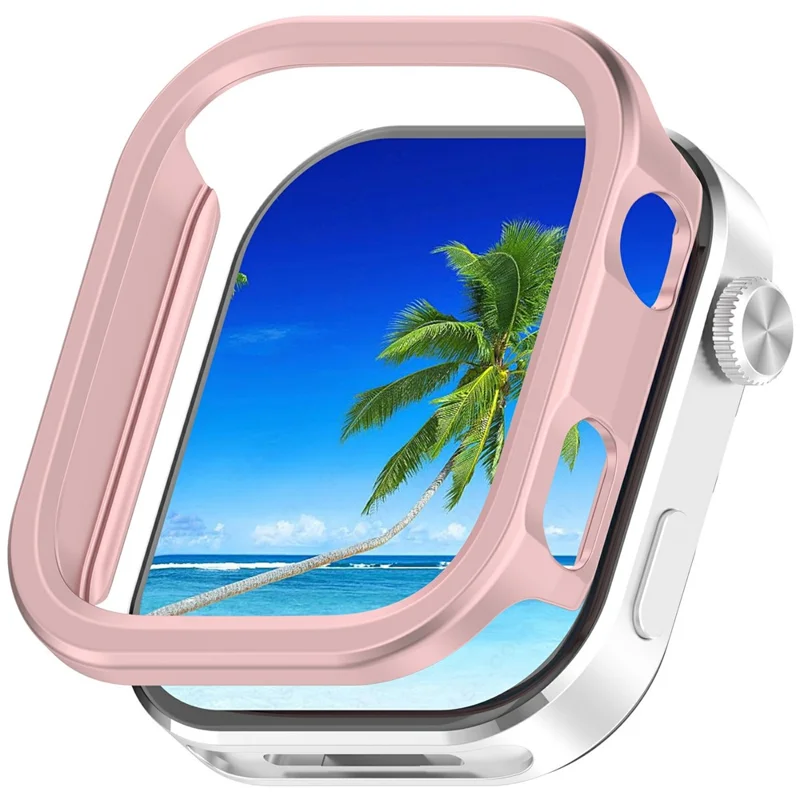 Custodia protettiva in PC duro con design a vuoto per Xiaomi Redmi Watch 6 - Rosa