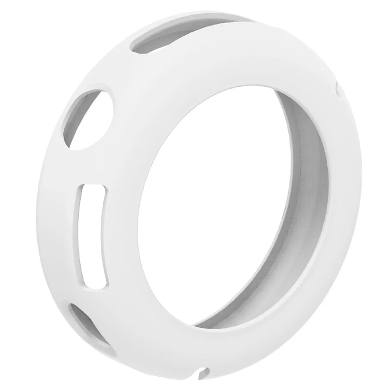 For Huawei Watch GT 6 41mm Watch Protective Case Shockproof Scratch Resistant Silicone Cover - White