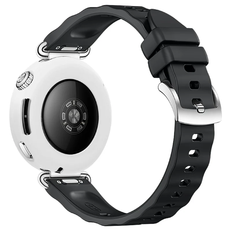 For Huawei Watch GT 6 41mm Watch Protective Case Shockproof Scratch Resistant Silicone Cover - White
