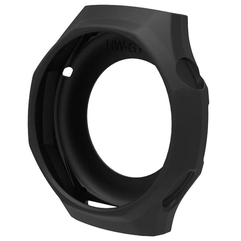 Huawei Watch GT 6 Pro 46mm Schutzhülle Stoßfest Kratzfest Silikon Hülle - Schwarz