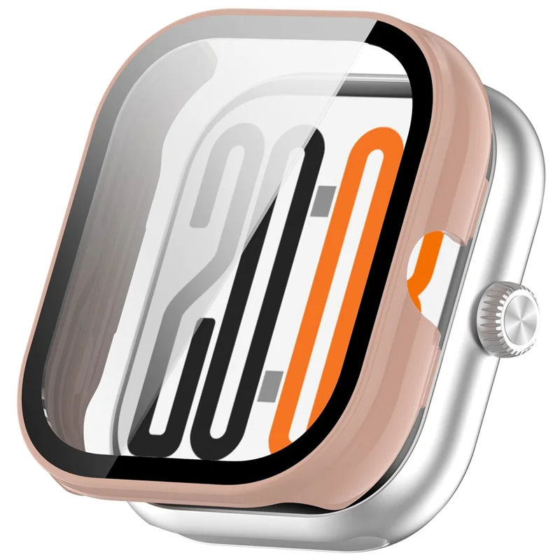Boîtier de montre For Honor Watch X5 avec film de protection d'écran en verre trempé - Rose