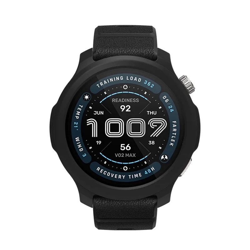 Für Huami Amazfit Balance 2 Watch Schutzhülle stoßfest kratzfest Silikonhülle - Schwarz