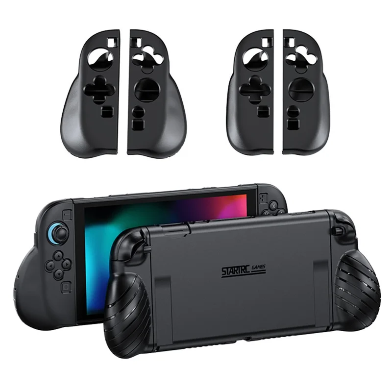 STARTRC GAMES For Nintendo Switch 2 Protective Cover Set Game Console Case + 2Pairs Controller Cover