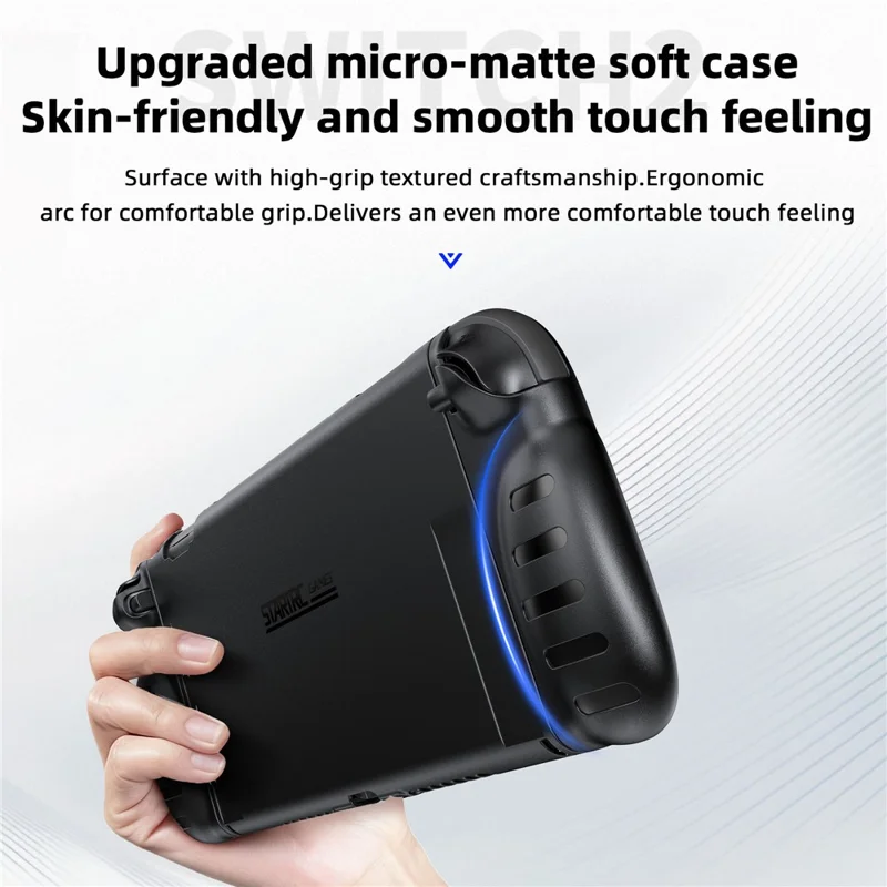 STARTRC GAMES For Nintendo Switch 2 Protective Cover Set Game Console Case + 2Pairs Controller Cover
