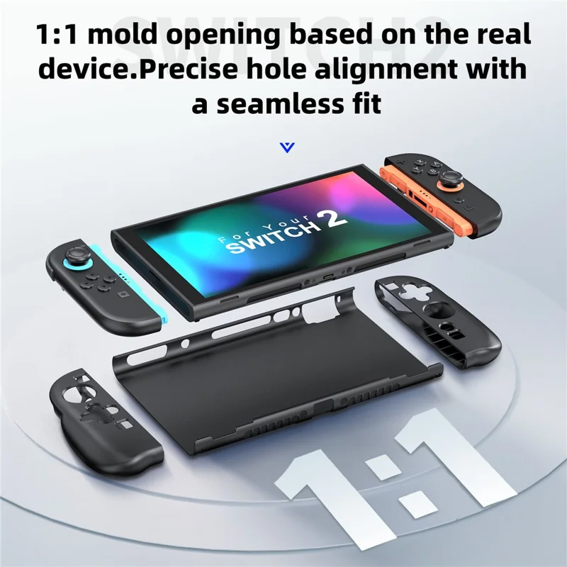 STARTRC GAMES For Nintendo Switch 2 Protective Cover Set Game Console Case + 2Pairs Controller Cover