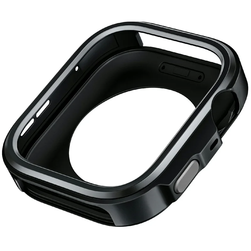 Custodia per Huawei Watch Fit 4 Pro, Cover Protettiva in Lega di Zinco e Policarbonato, Design Traforato - Nero