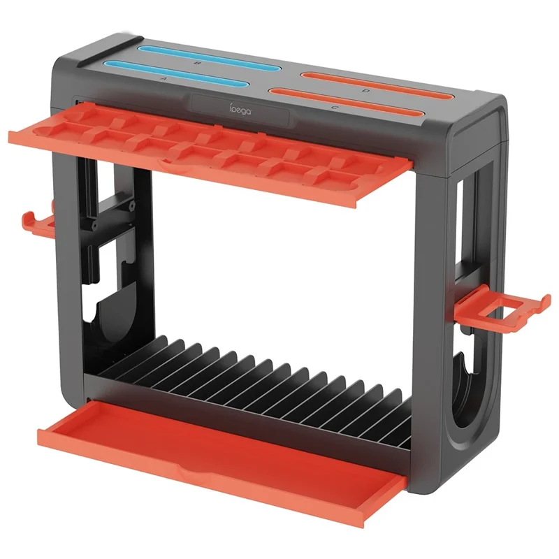 IPEGA PG-SW2027W flerfunktionell förvaringsställ för Nintendo Switch 2 Pro-controller, handkontrollorganizer / spelkorthållare