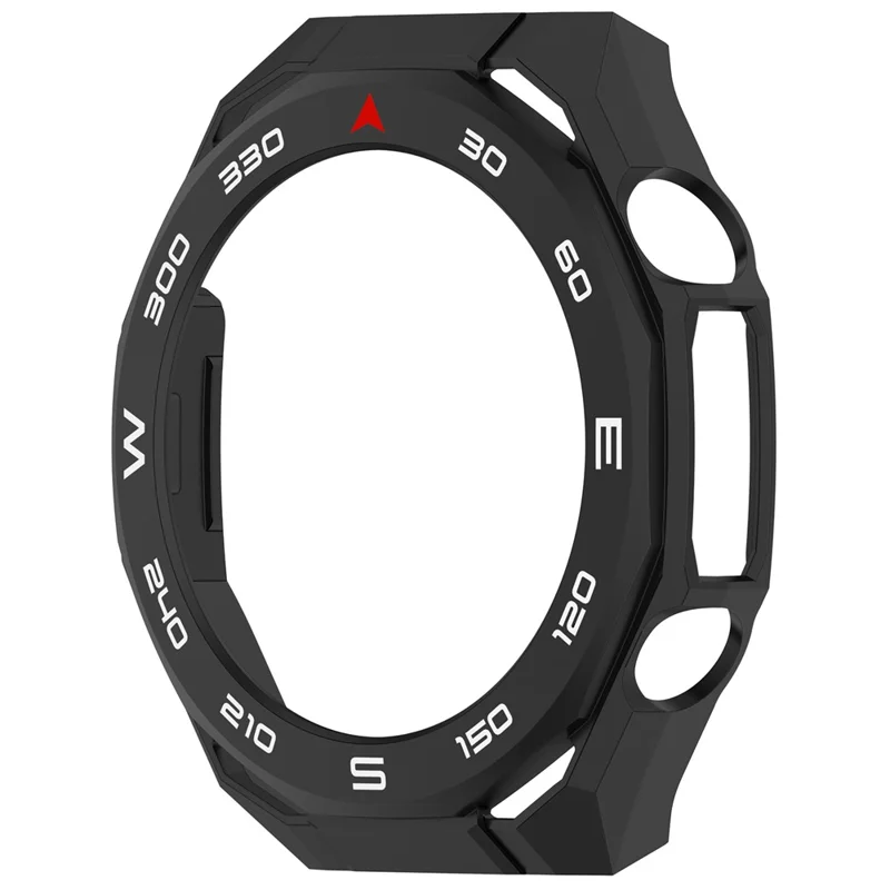 For Huawei Watch Ultimate 2 Watch Case with Scale Hollow Design Hard PC Protective Cover - Black