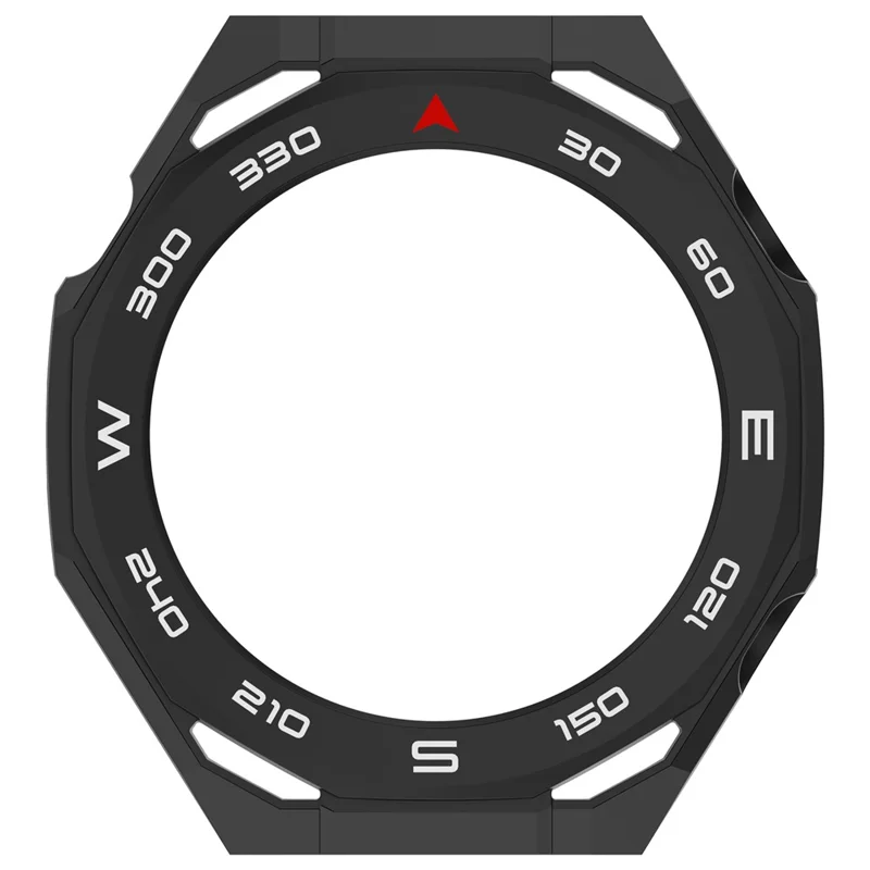 For Huawei Watch Ultimate 2 Watch Case with Scale Hollow Design Hard PC Protective Cover - Black