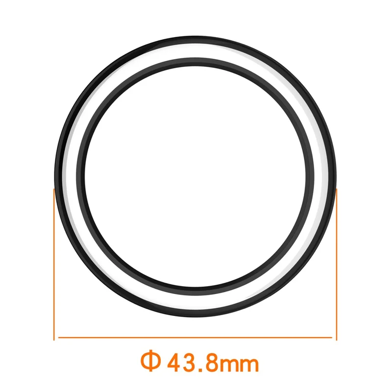 Capa de Proteção em PC com Abertura Parcial para Relógio Huawei Watch GT 6 41 mm / 5 41 mm - Dourado / Branco